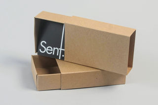 Business card matchbox Eco-kraft
