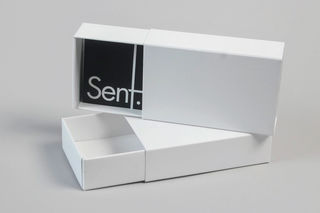 Business Card matchbox - White